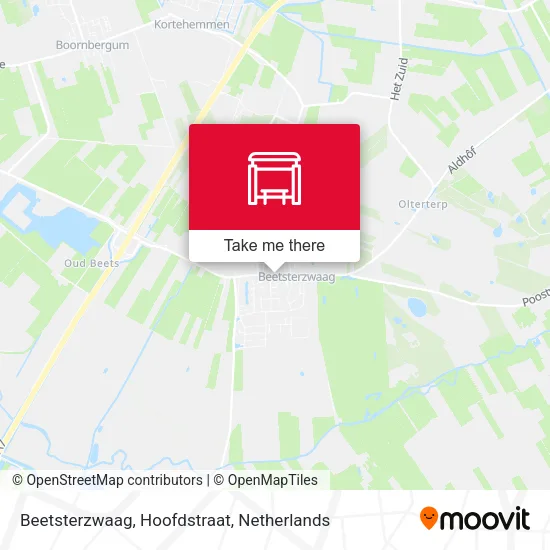 Beetsterzwaag, Hoofdstraat map