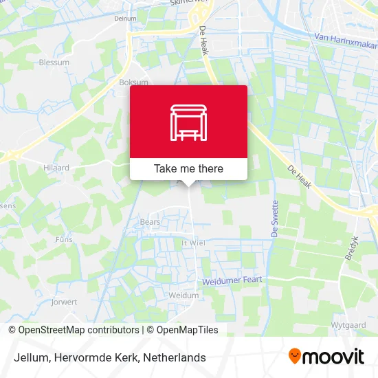 Jellum, Hervormde Kerk map