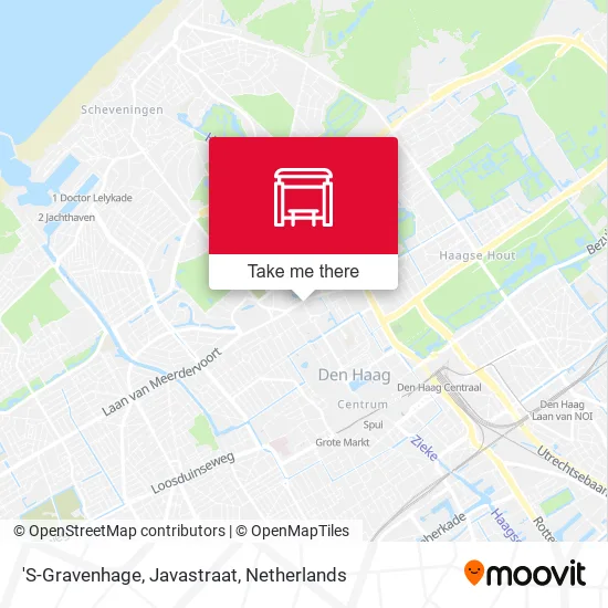 'S-Gravenhage, Javastraat map