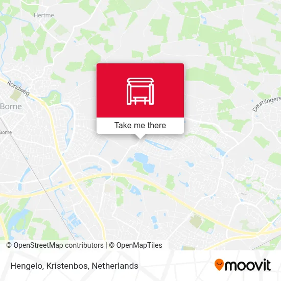 Hengelo, Kristenbos Karte