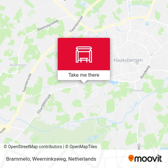 Brammelo, Weerninksweg map
