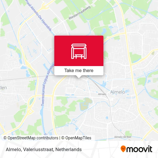 Almelo, Valeriusstraat Karte