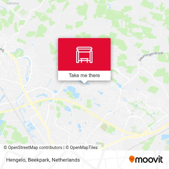 Hengelo, Beekpark Karte