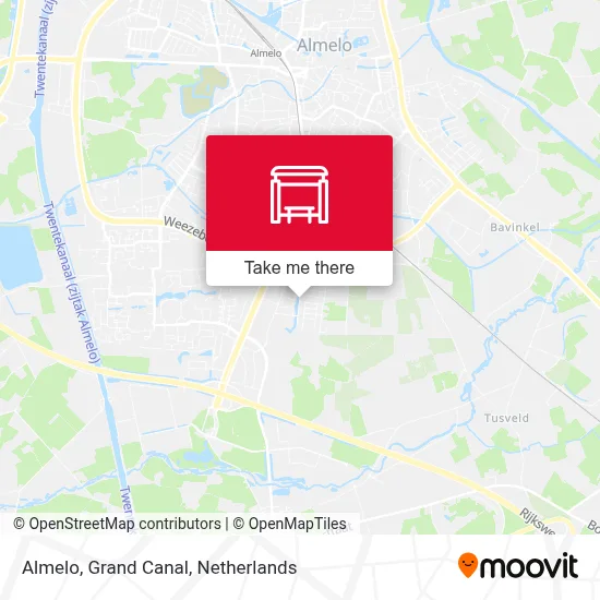 Almelo, Grand Canal map