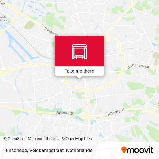 Enschede, Veldkampstraat map