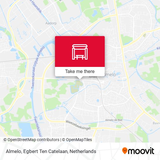 Almelo, Egbert Ten Catelaan map