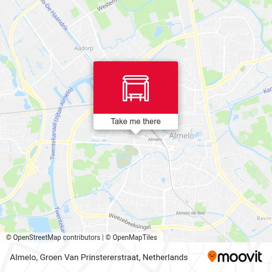 Almelo, Groen Van Prinstererstraat map