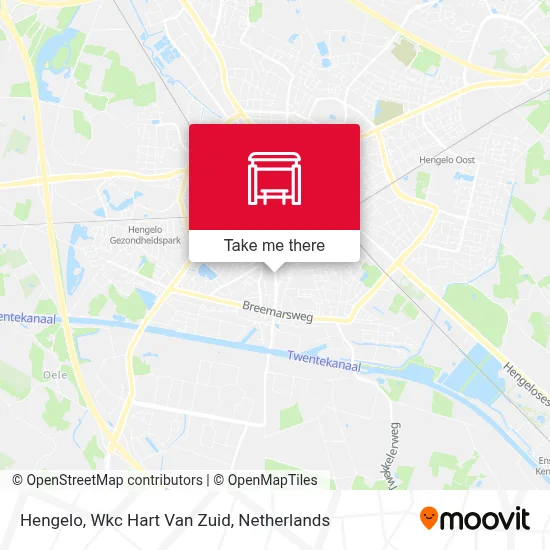 Hengelo, Wkc Hart Van Zuid Karte