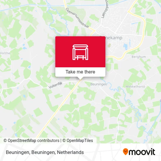 Beuningen, Beuningen Karte