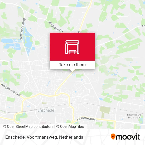 Enschede, Voortmansweg Karte