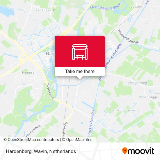 Hardenberg, Wavin Karte