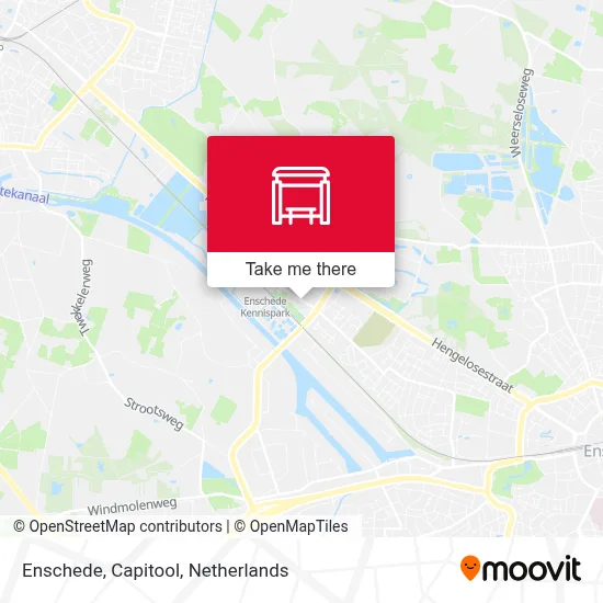 Enschede, Capitool Karte