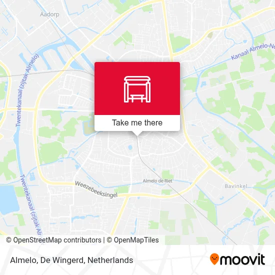 Almelo, De Wingerd Karte
