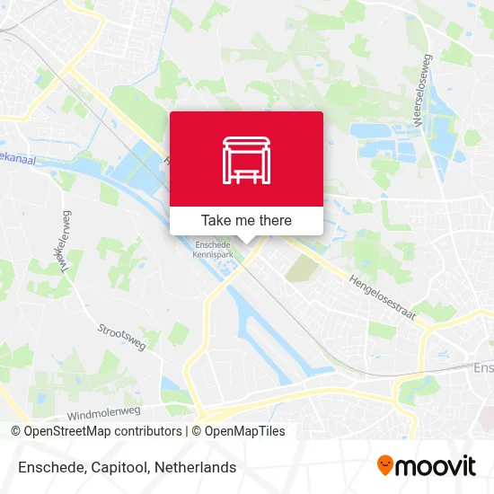 Enschede, Capitool Karte