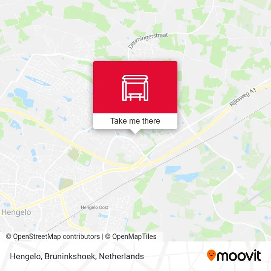 Hengelo, Bruninkshoek Karte