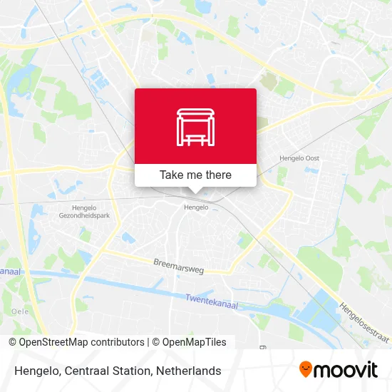 Hengelo, Centraal Station map