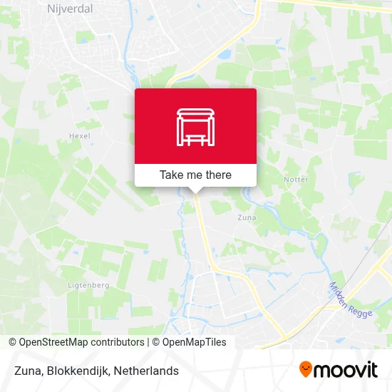 Zuna, Blokkendijk map