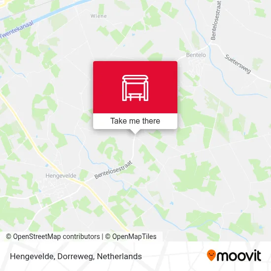 Hengevelde, Dorreweg map