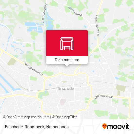 Enschede, Roombeek Karte