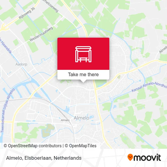 Almelo, Elsboerlaan map
