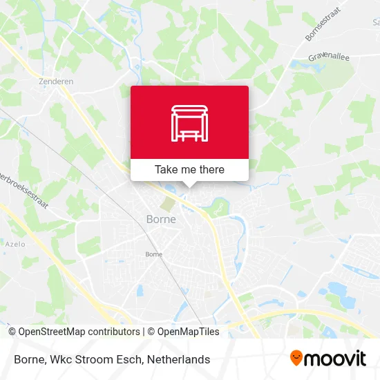 Borne, Wkc Stroom Esch map