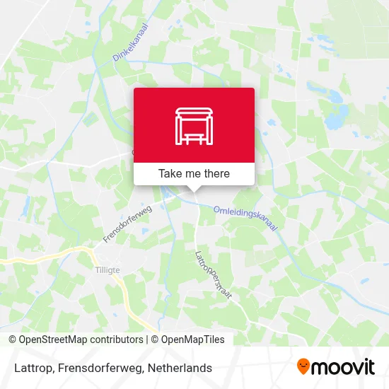 Lattrop, Frensdorferweg map