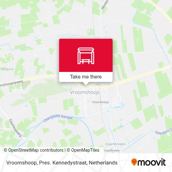 Vroomshoop, Pres. Kennedystraat map