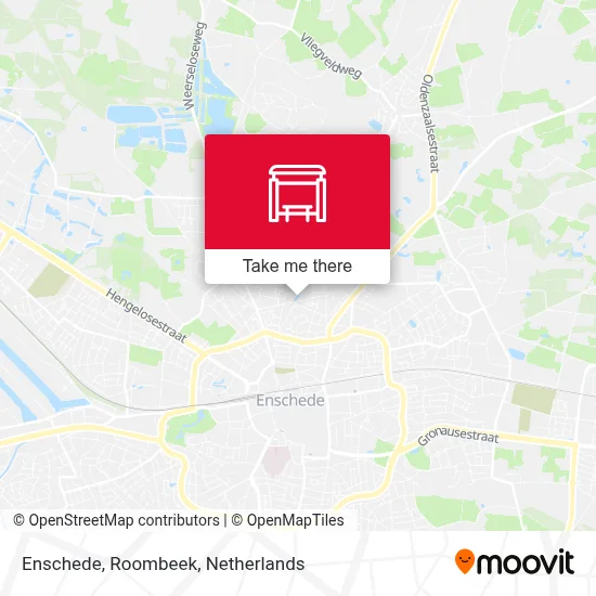 Enschede, Roombeek Karte