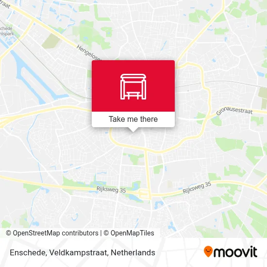 Enschede, Veldkampstraat map