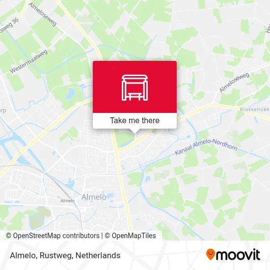 Almelo, Rustweg Karte