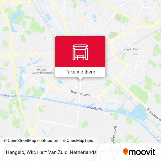 Hengelo, Wkc Hart Van Zuid Karte