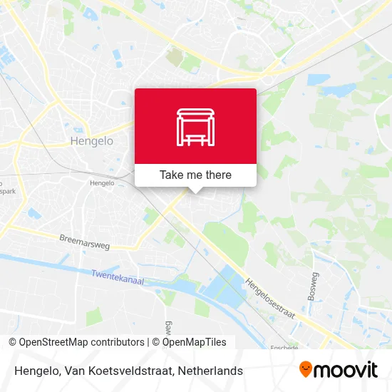 Hengelo, Van Koetsveldstraat Karte