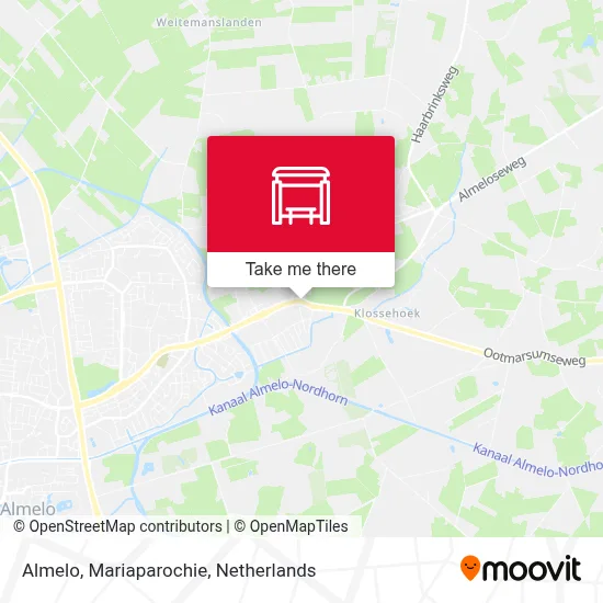 Almelo, Mariaparochie map