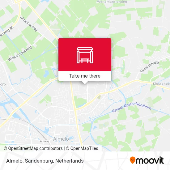 Almelo, Sandenburg map