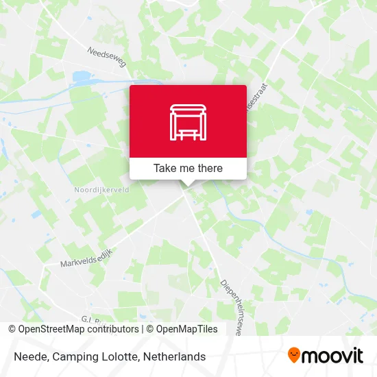 Neede, Camping Lolotte map