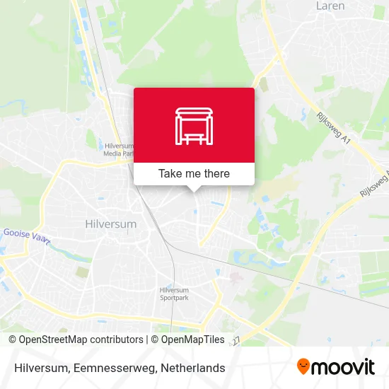Hilversum, Eemnesserweg Karte