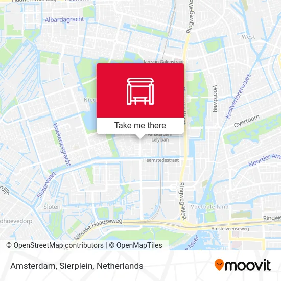Amsterdam, Sierplein map