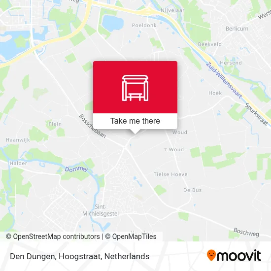 Den Dungen, Hoogstraat map