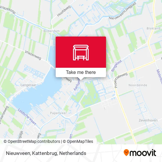 Nieuwveen, Kattenbrug Karte