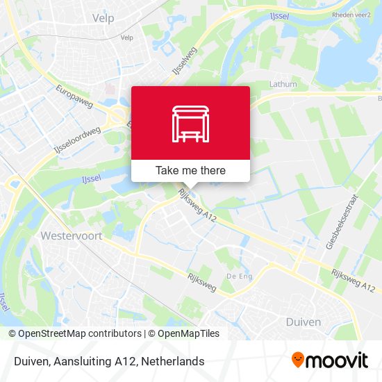 Duiven, Aansluiting A12 map
