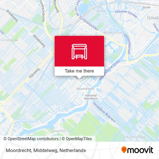 Moordrecht, Middelweg map