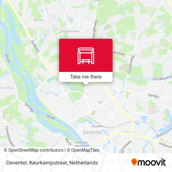 Deventer, Keurkampstraat map