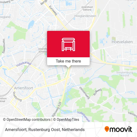 Amersfoort, Rustenburg Oost Karte