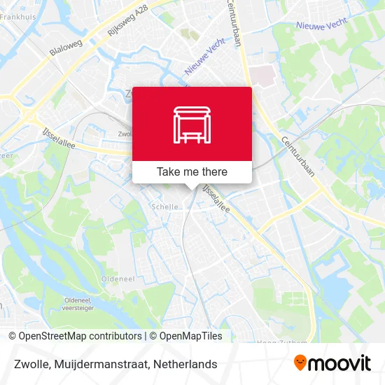 Zwolle, Muijdermanstraat map