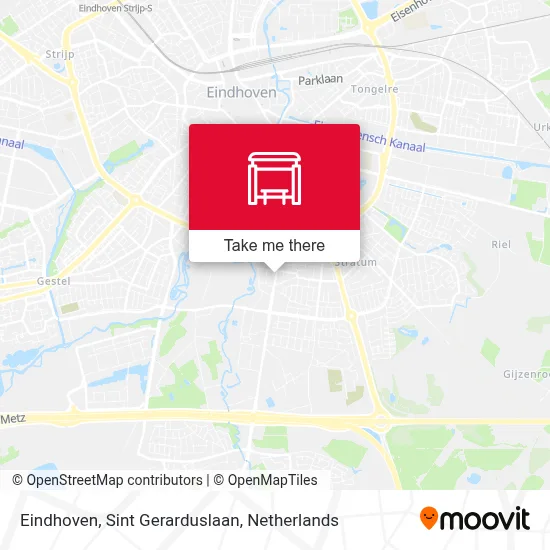 Eindhoven, Sint Gerarduslaan map