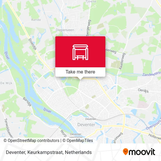 Deventer, Keurkampstraat map