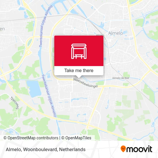 Almelo, Woonboulevard map