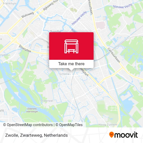 Zwolle, Zwarteweg map