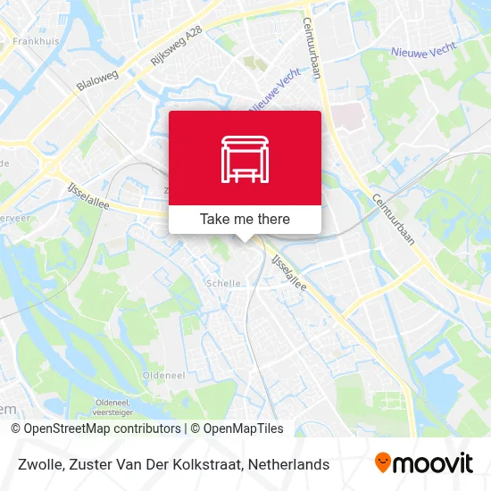 Zwolle, Zuster Van Der Kolkstraat map