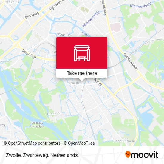Zwolle, Zwarteweg map
